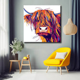 Painting by Numbers Highland Cow Face